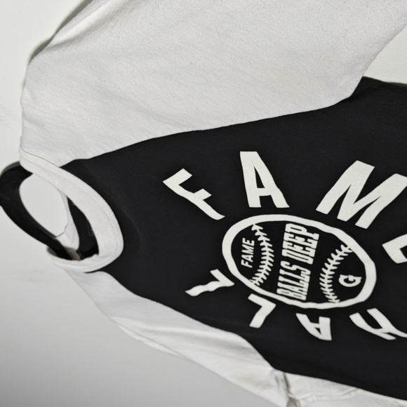 HALL OF FAME Balls Deep 2nd Sucks 3/4 Sleeve Shirt Size Small - Picture 7 of 15